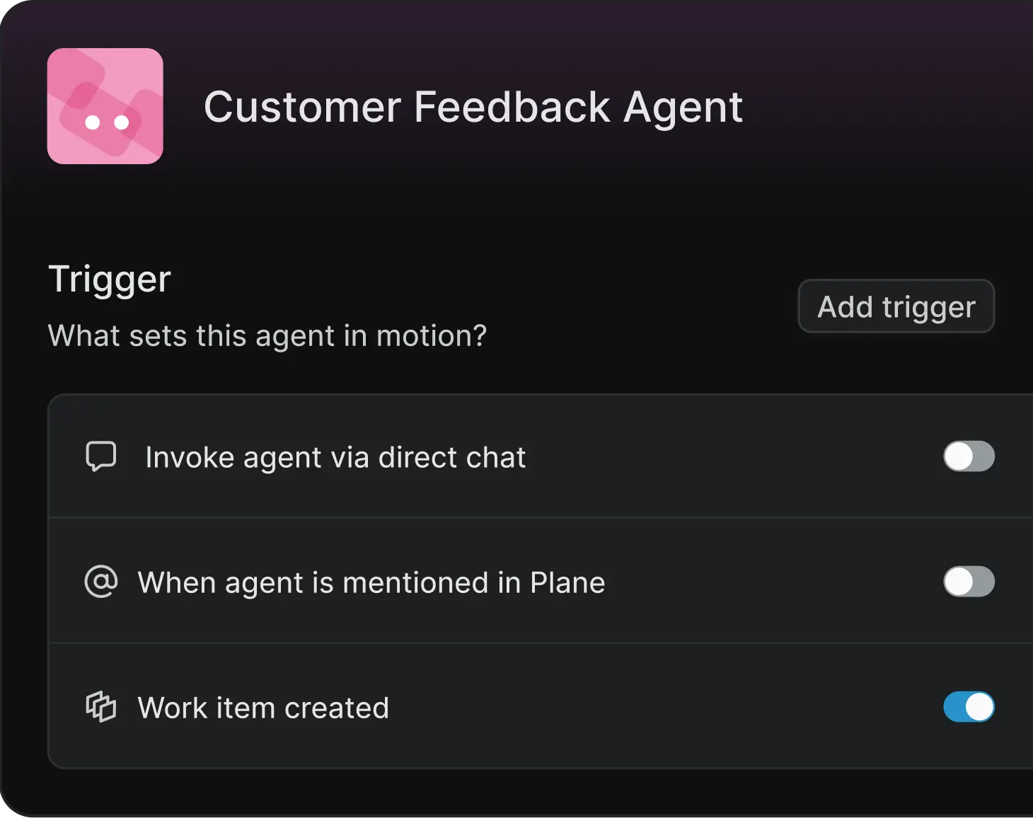 Trigger it from change