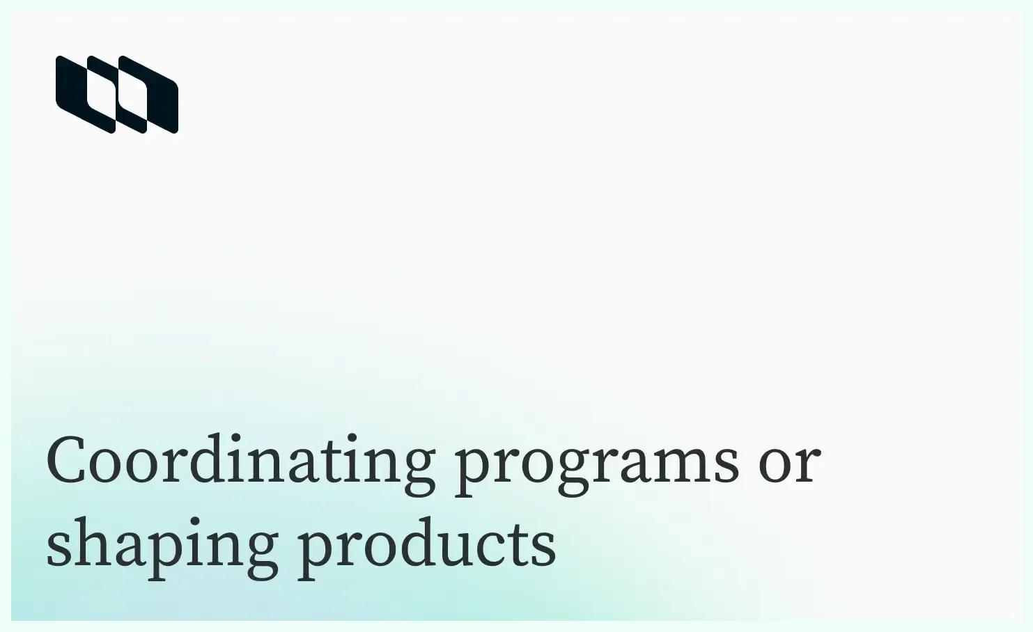 Coordinating programs or shaping products.webp
