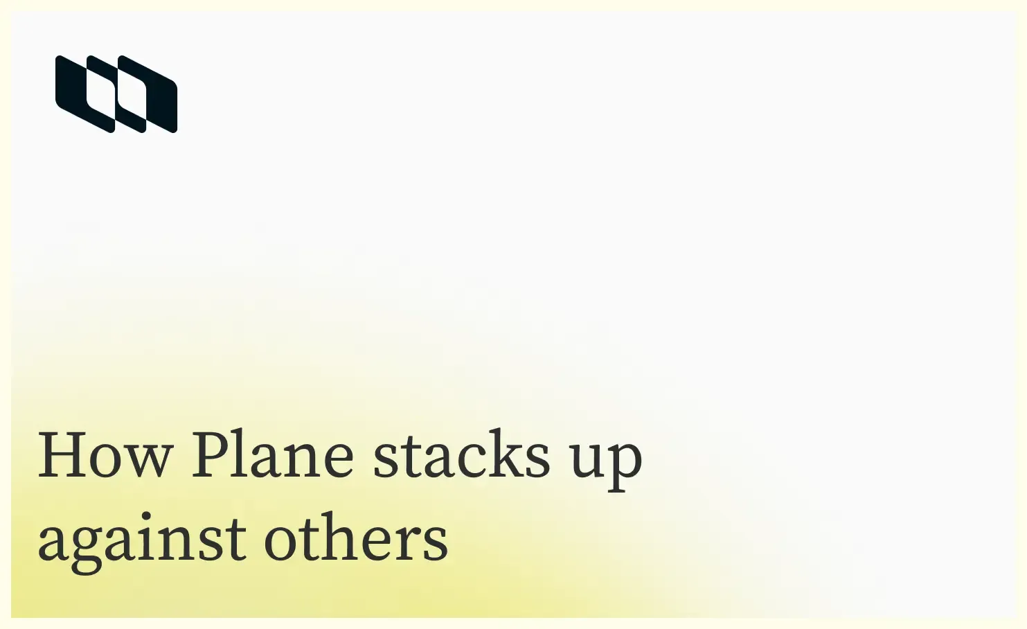 How Plane stacks up  against others.webp