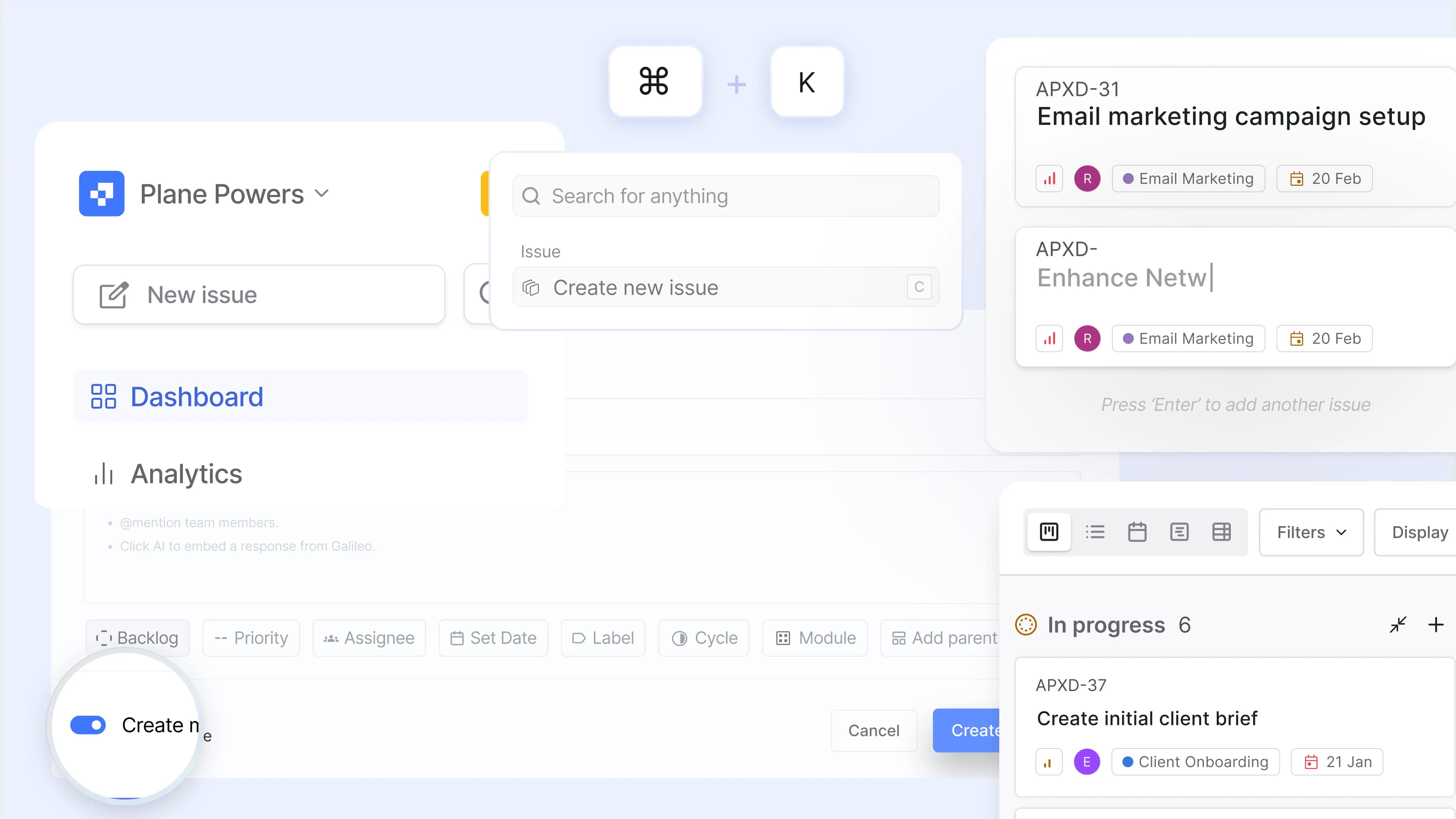 Add work from anywhere in Plane