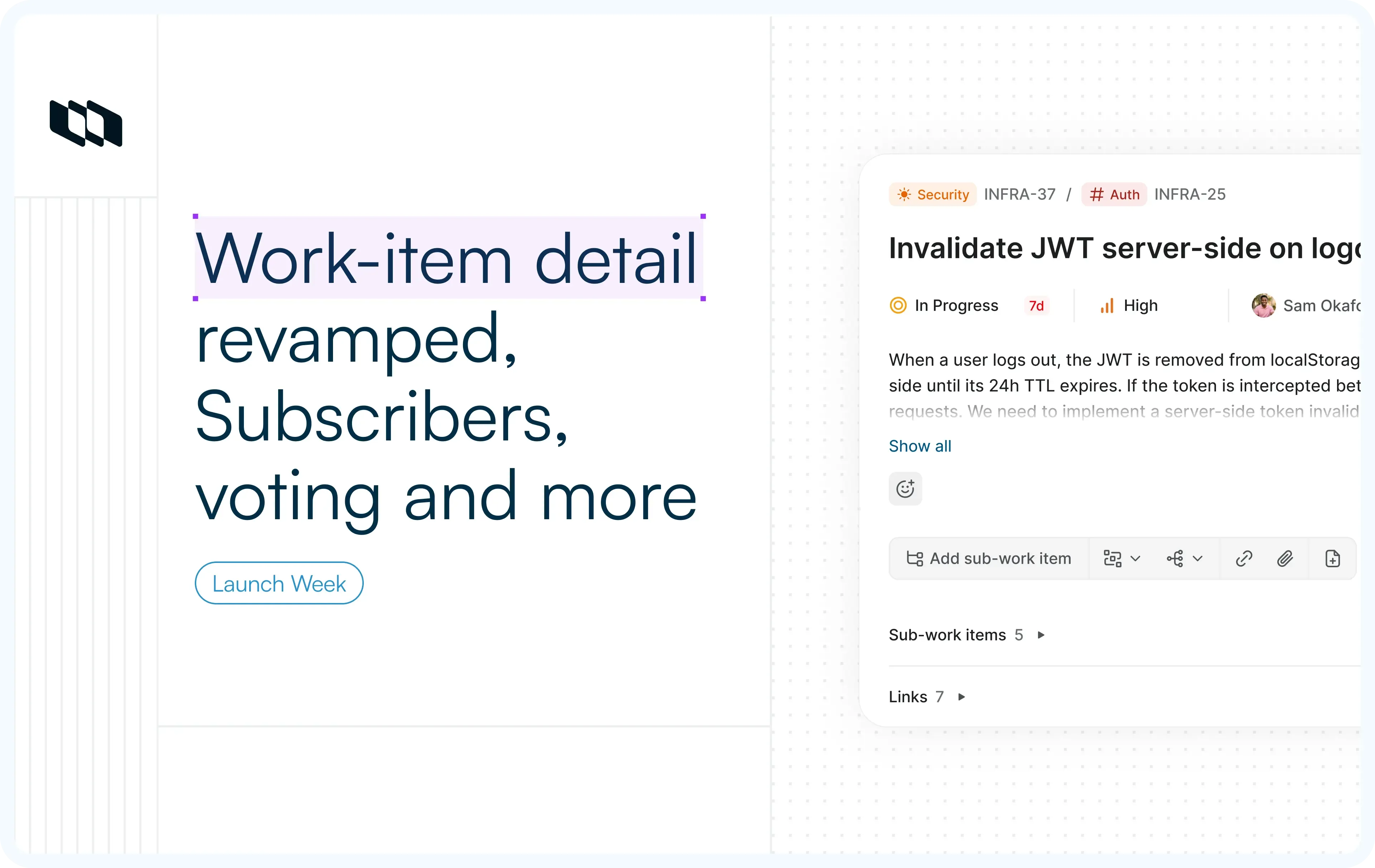 Cover image for New work-item detail view, custom relations and more
