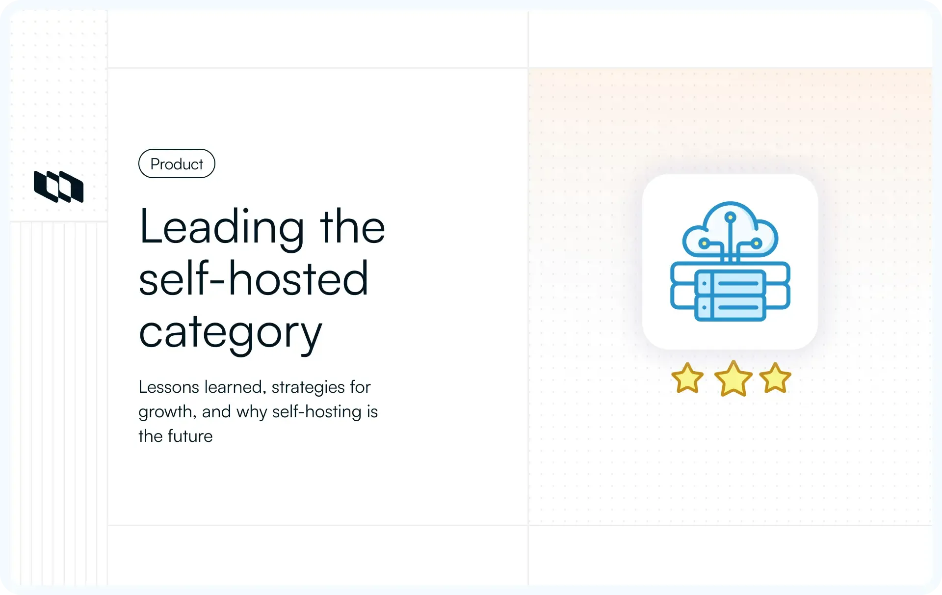Illustration highlighting Plane leading the self-hosted project management category with secure infrastructure and growth indicators.