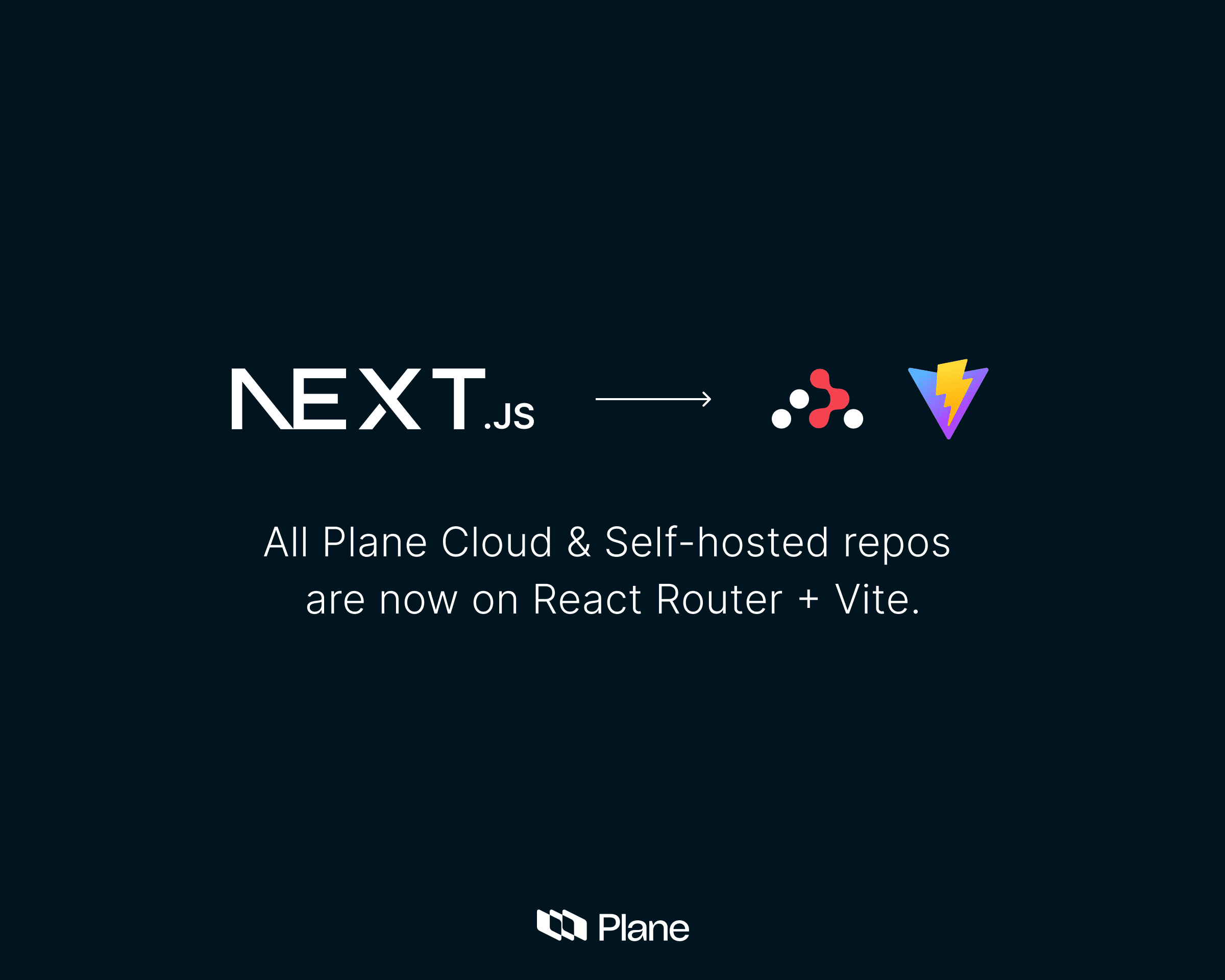 Next to Vite Migration Launch Week