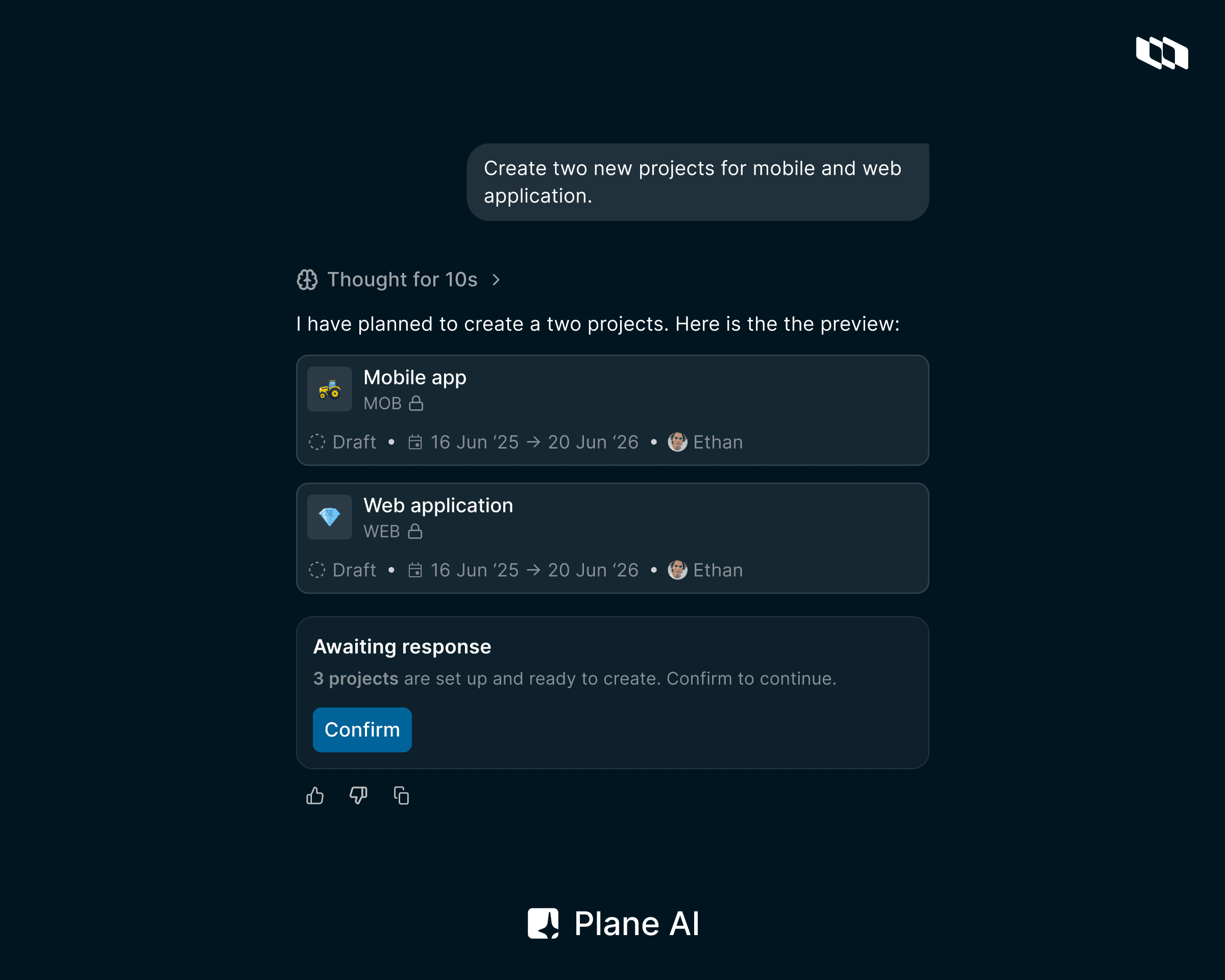 PI Actions Update