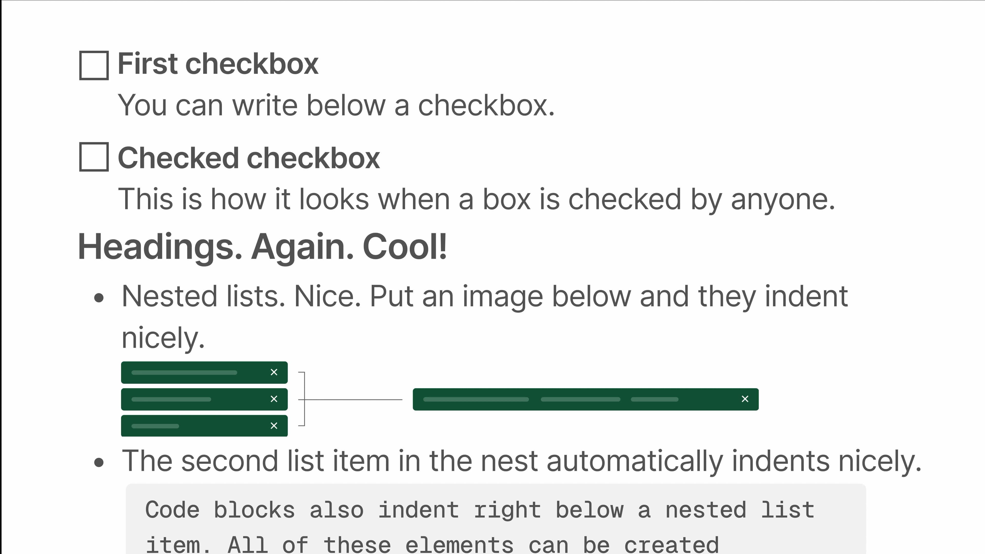 To-dos in issues