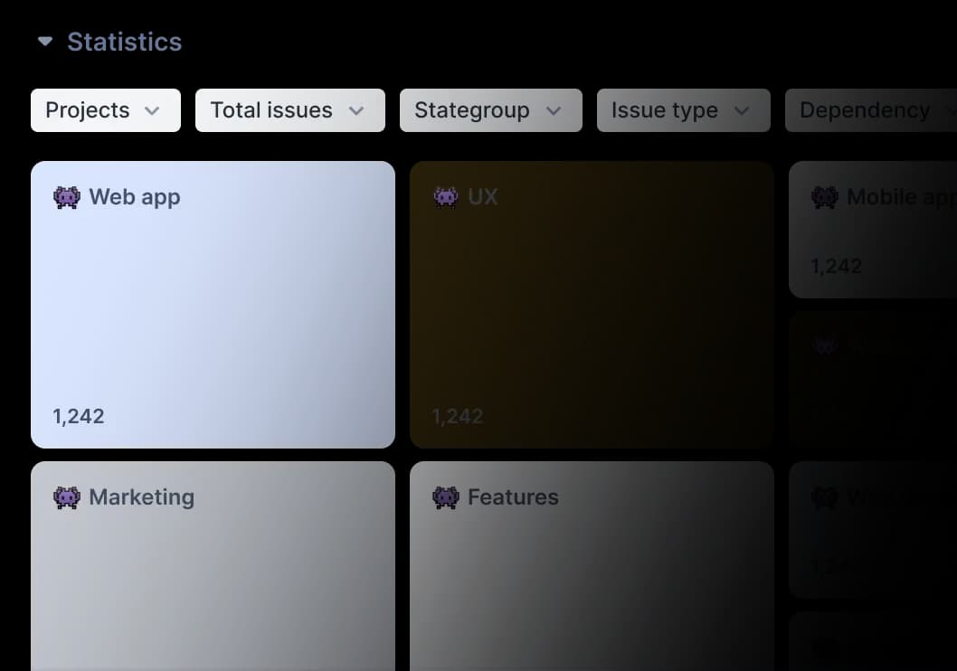 Plane UI showing teamspace
