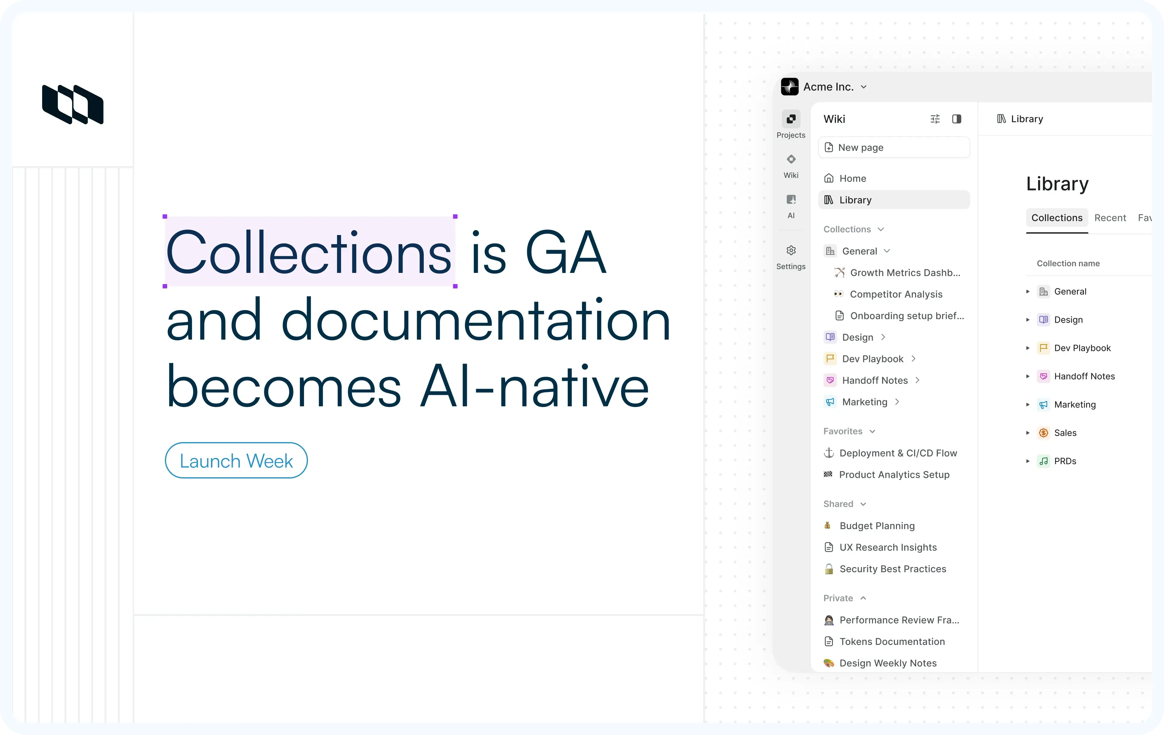 Illustration of Plane's blog post cover showing Plane Collections and AI-native documentation workspace.