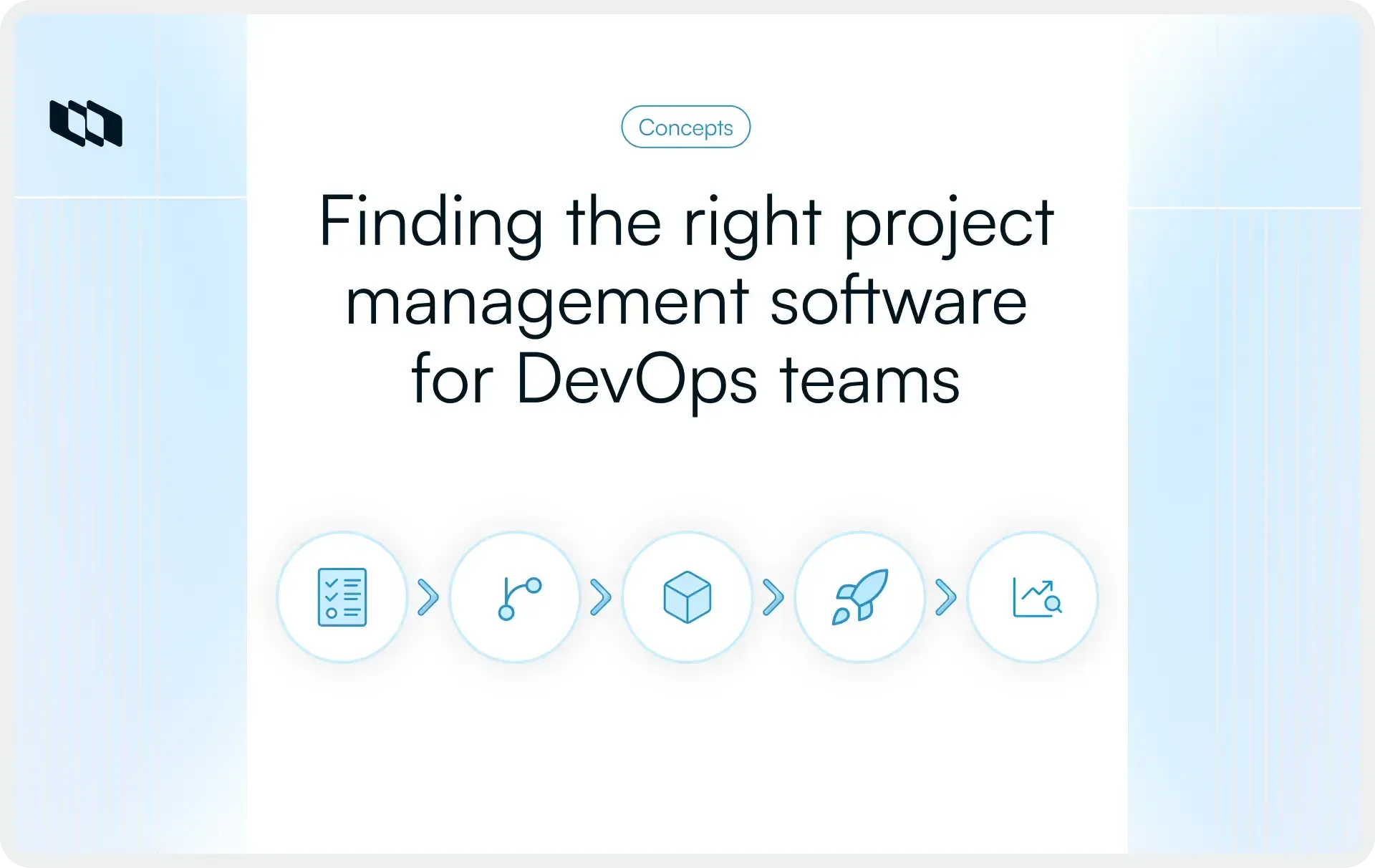Cover image illustration for the blog post titled "Project management tools for devops teams"