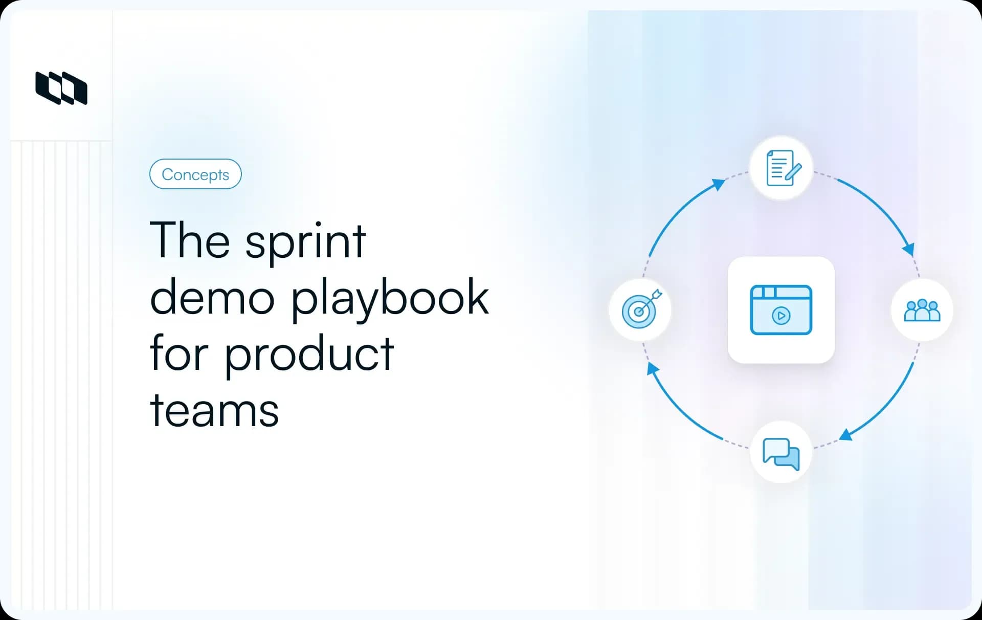 Cover image illustration for the blog titled "How to run an effective sprint demo"