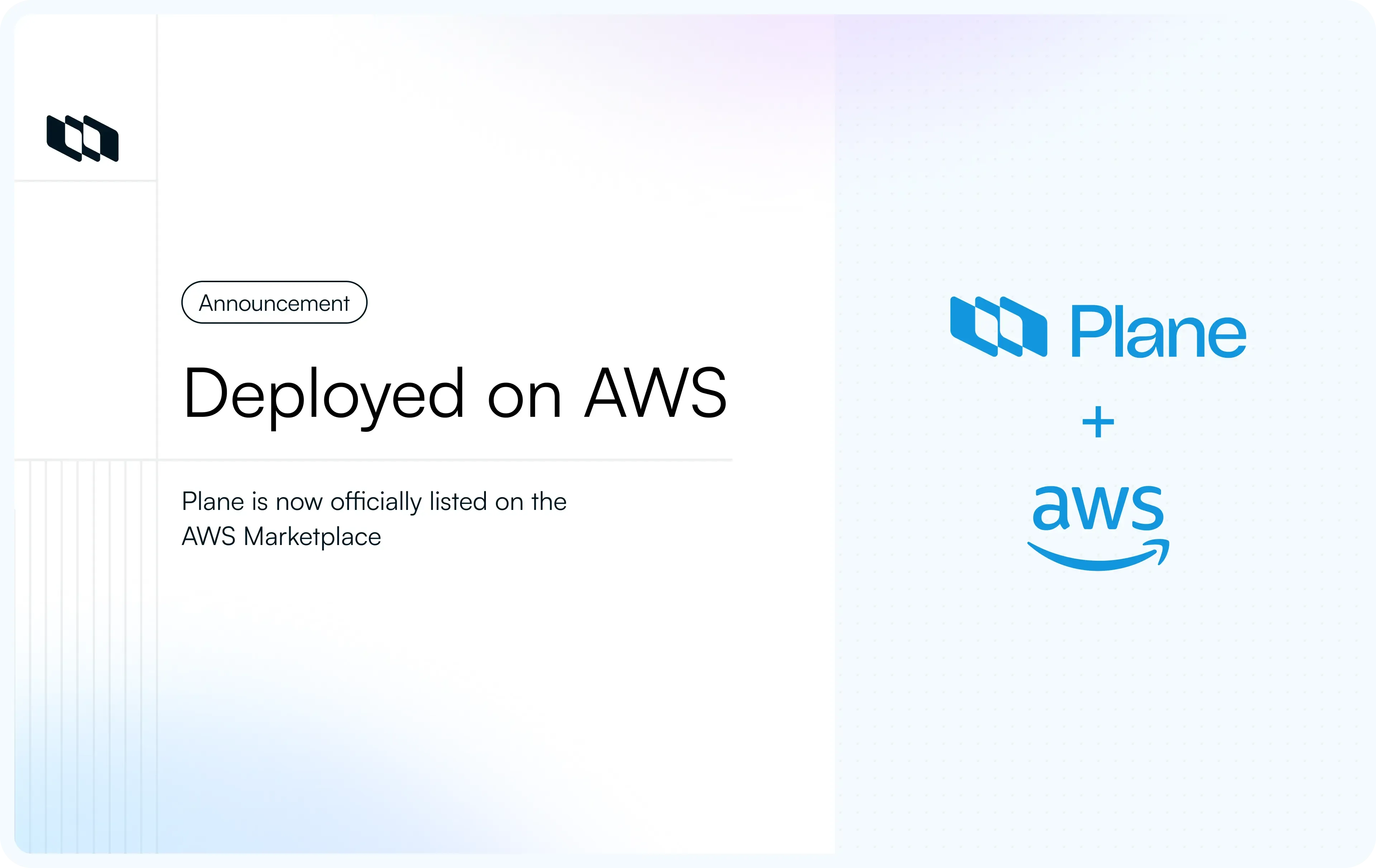 Cover image for Plane is now live on AWS marketplace