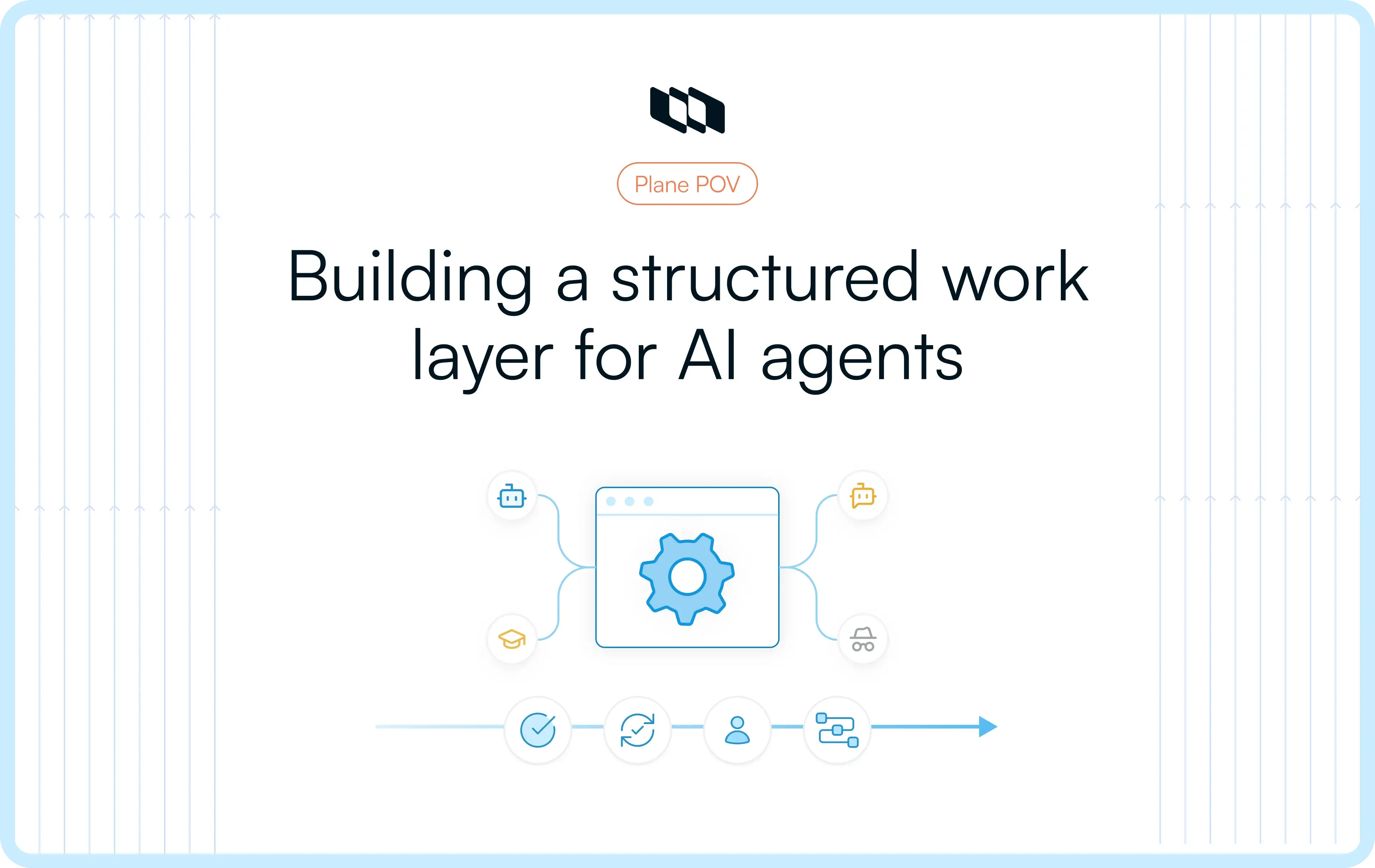 Cover image illustration for the blog post titled "The work graph for AI agents"