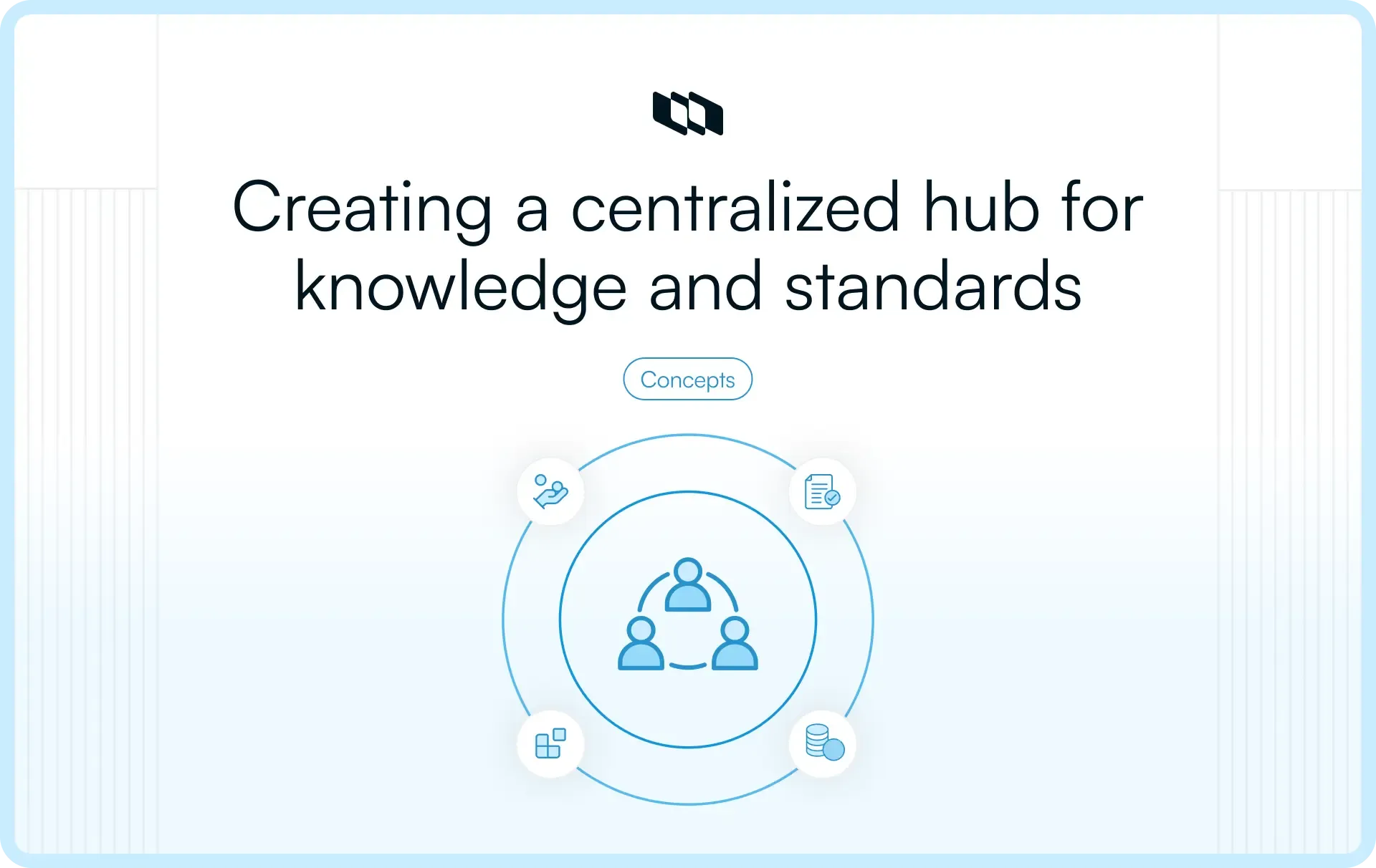 Graphic showing the blog cover for what is centre of excellence