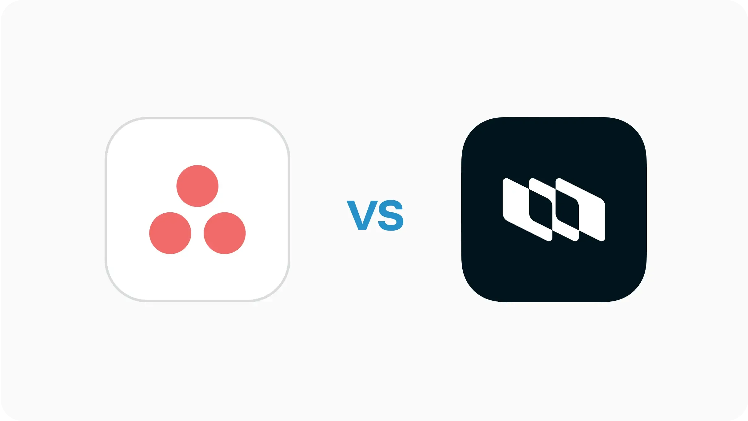 Visual comparison between Asana and Plane logos indicating a product alternative or comparison.