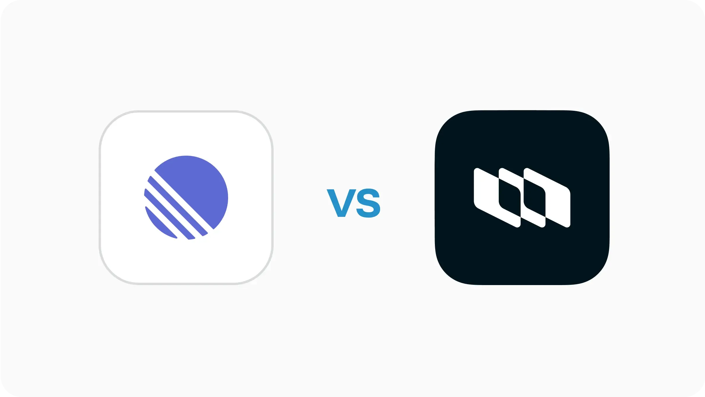 Visual comparison between Linear and Plane logos, indicating an evaluation.