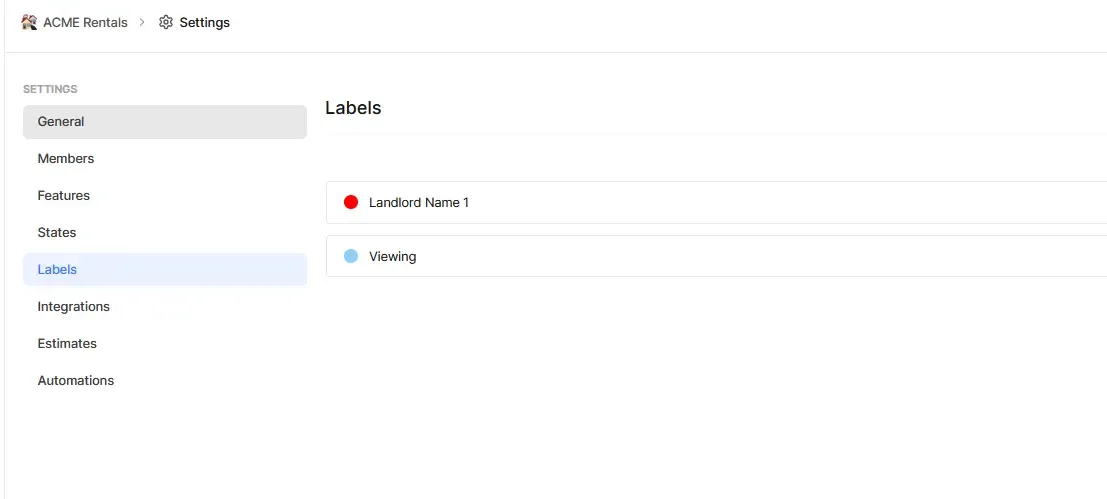 Plane UI showing projects