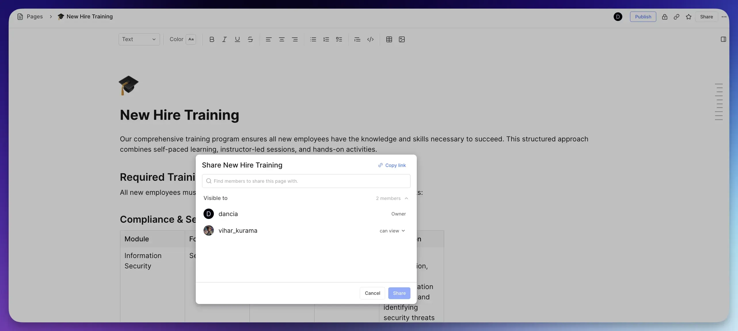 release-notes-share-private-pages