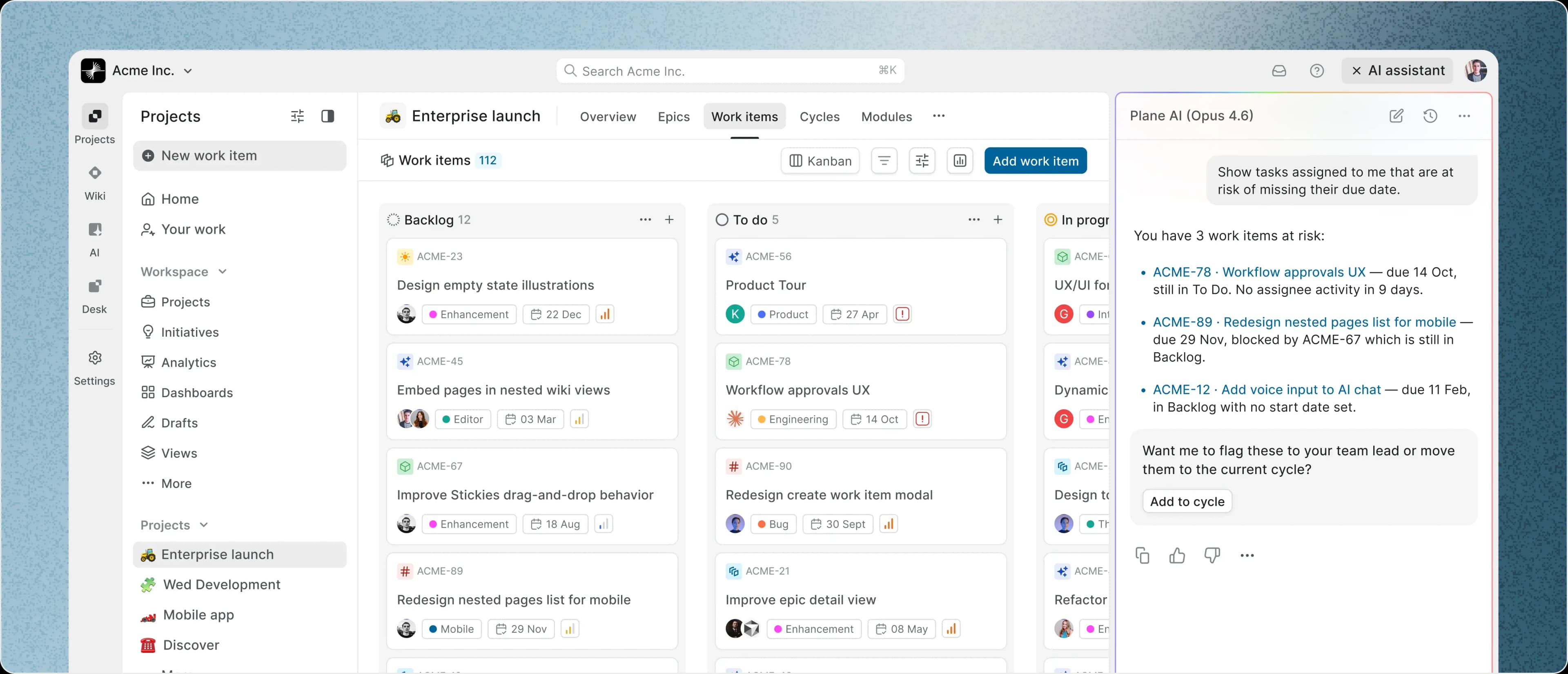 screenshot-ai-work-item-grid