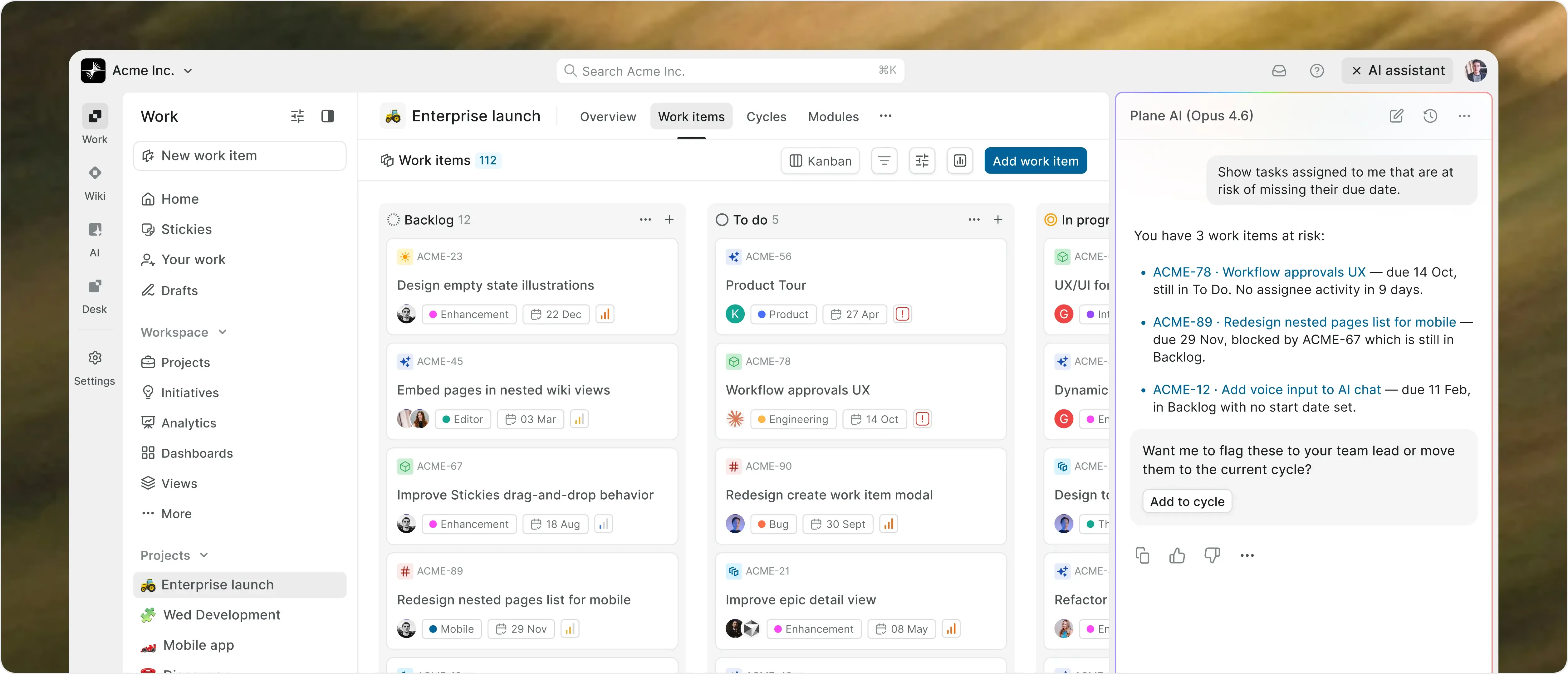 screenshot-ai-work-item-grid
