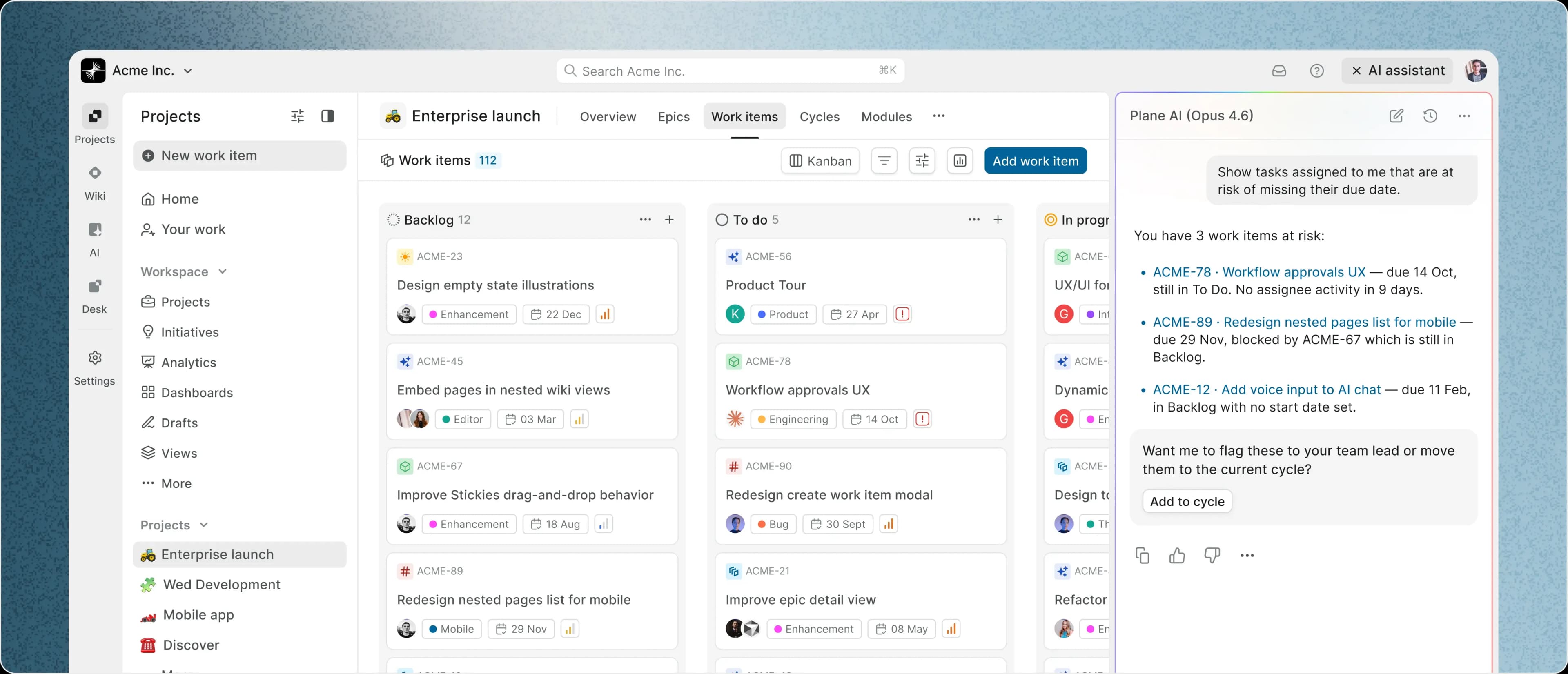 screenshot-ai-work-item-grid