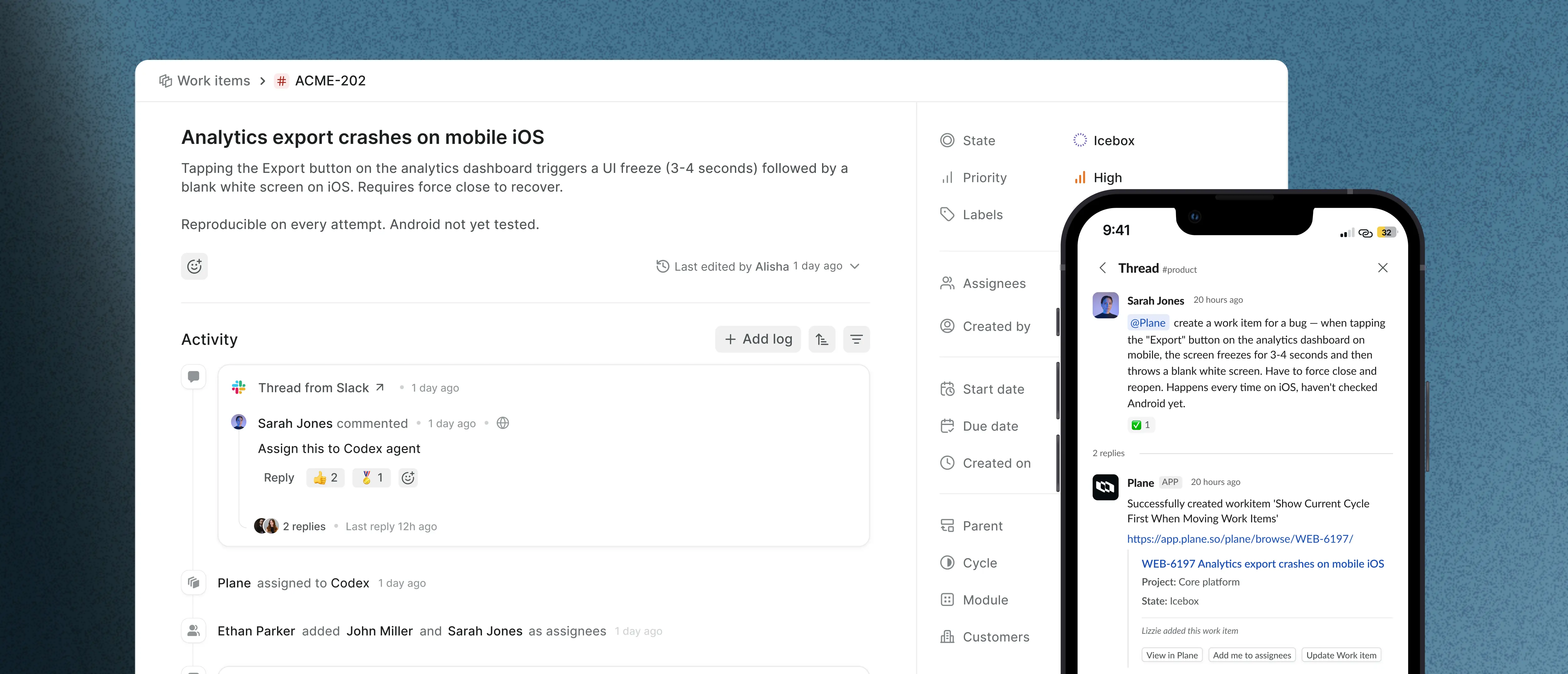Works where your team already talks