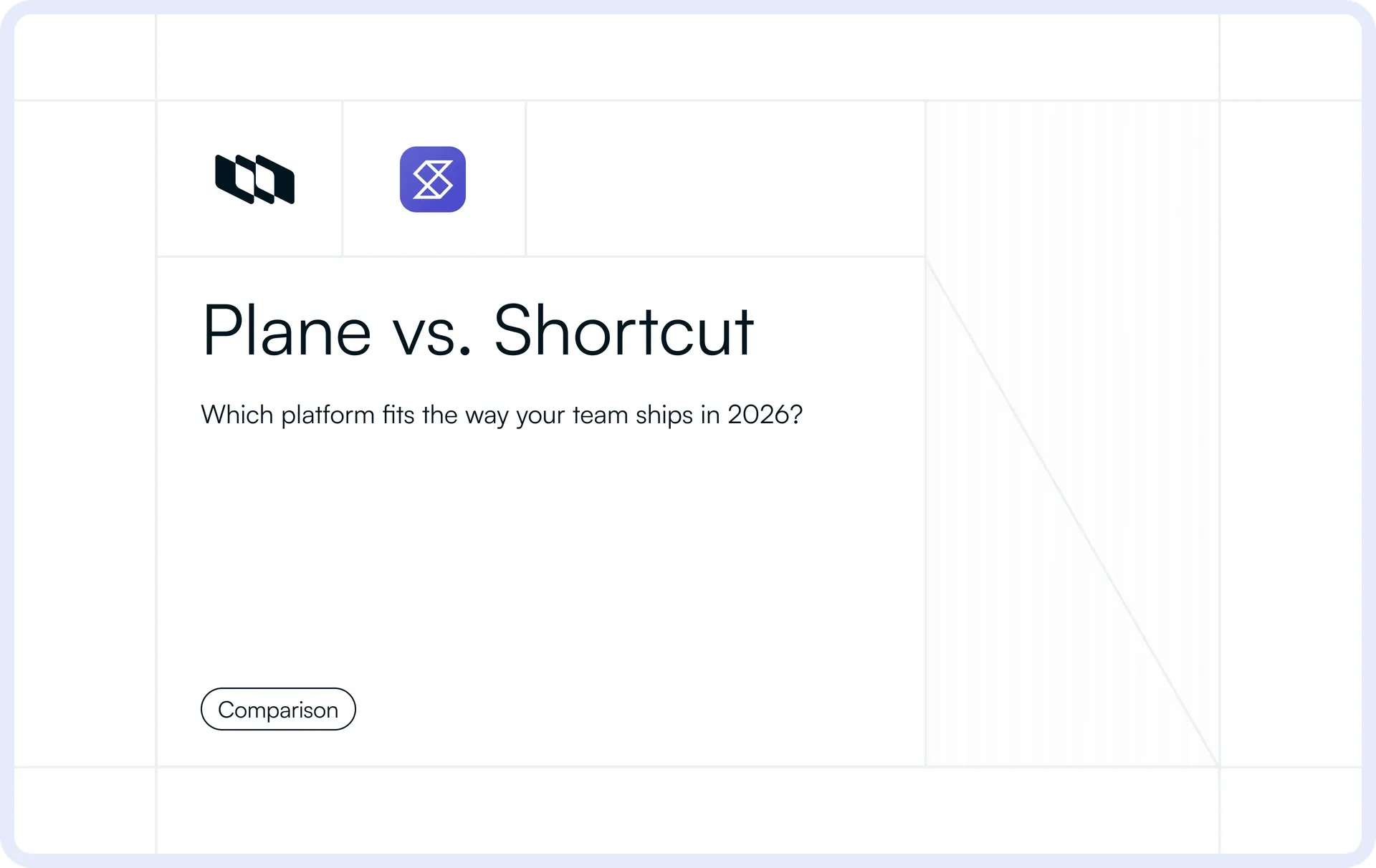 Blog cover: Plane vs. Shortcut 2026