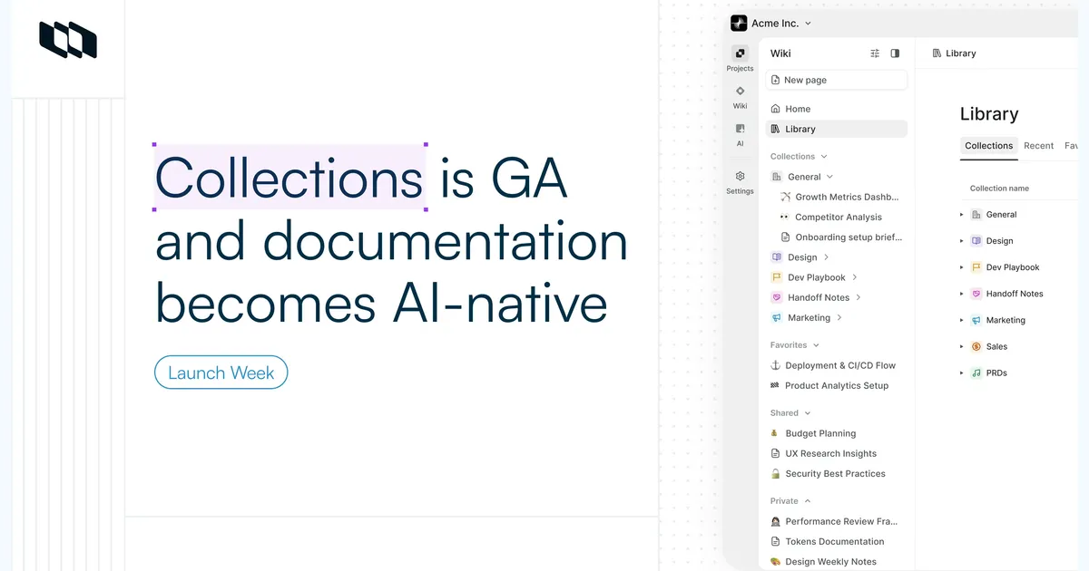 Introducing Collections, and AI-native documentation | Plane Blog