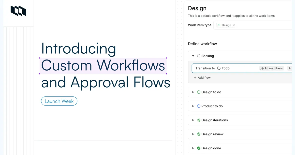 Introducing Custom Workflows and Approval Flows | Plane Blog