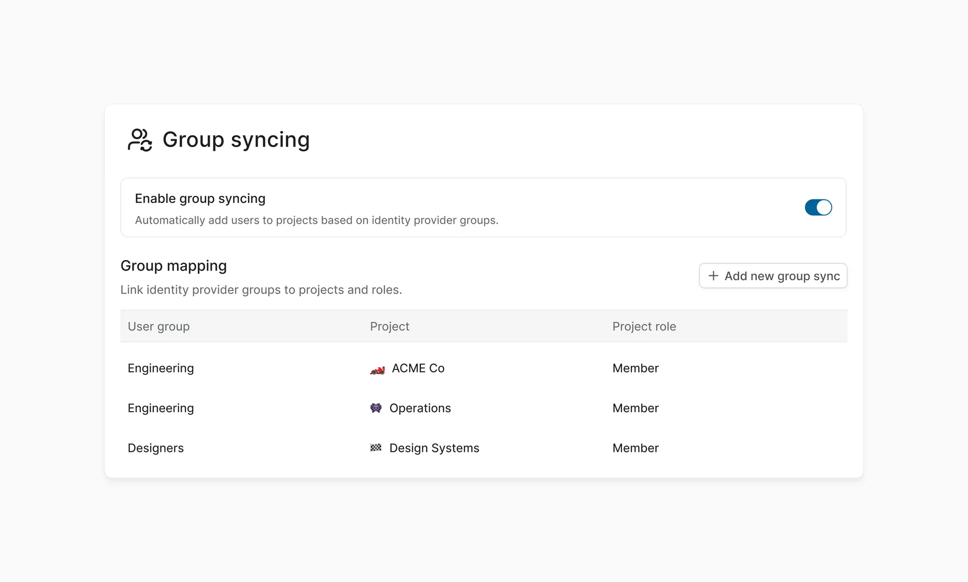ldP Group Sync 