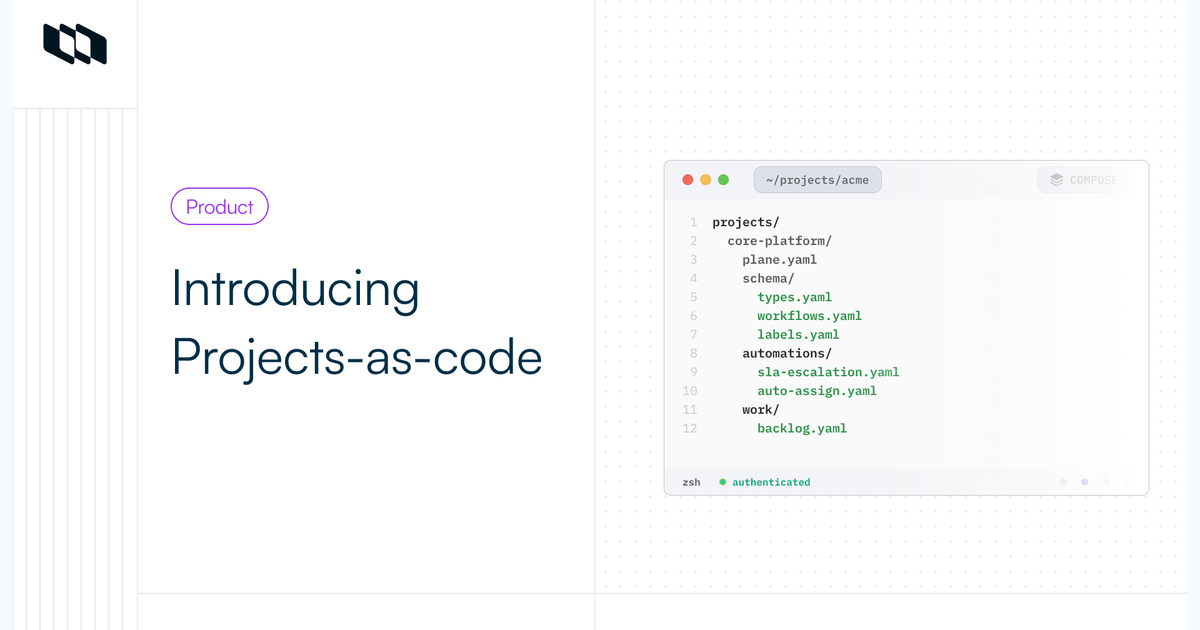 Introducing Projects-as-Code: A declarative approach to project ...