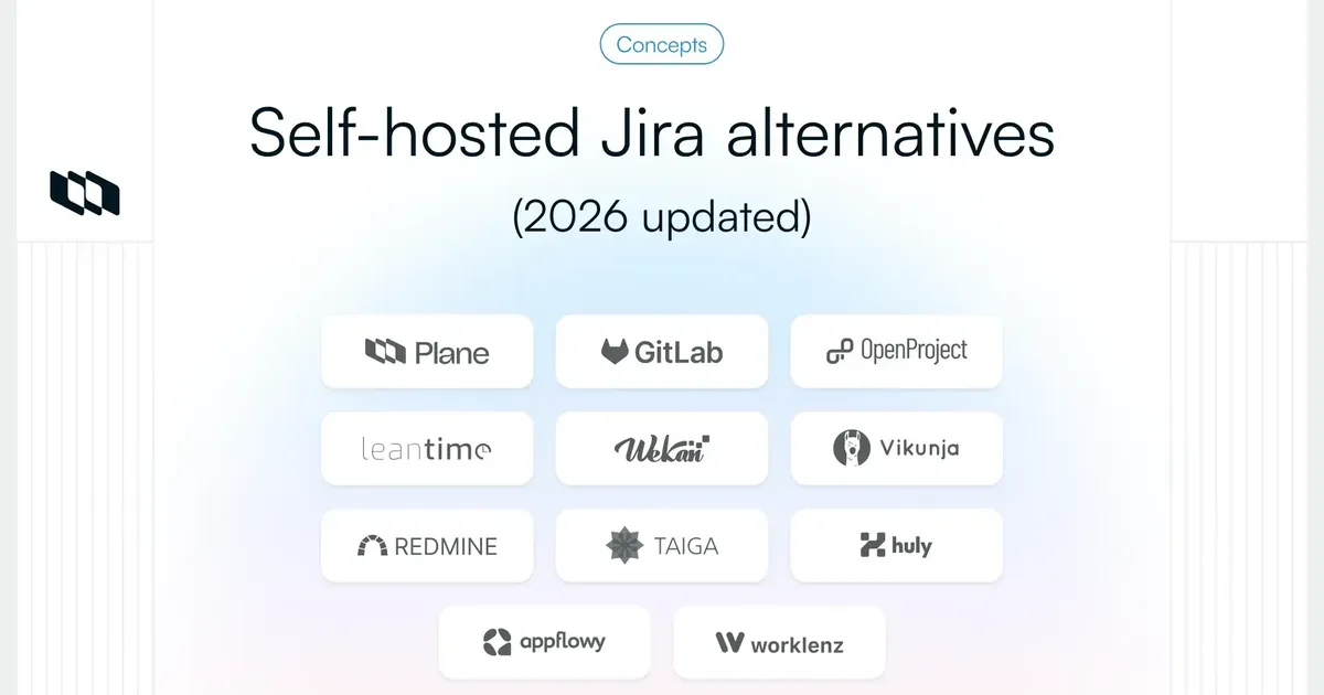 11 best Jira alternatives you can self-host in 2026 | Plane Blog