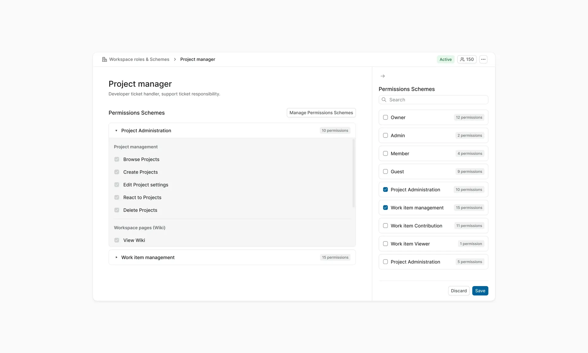 LDAP directory configuration with mapped user attributes and authentication settings