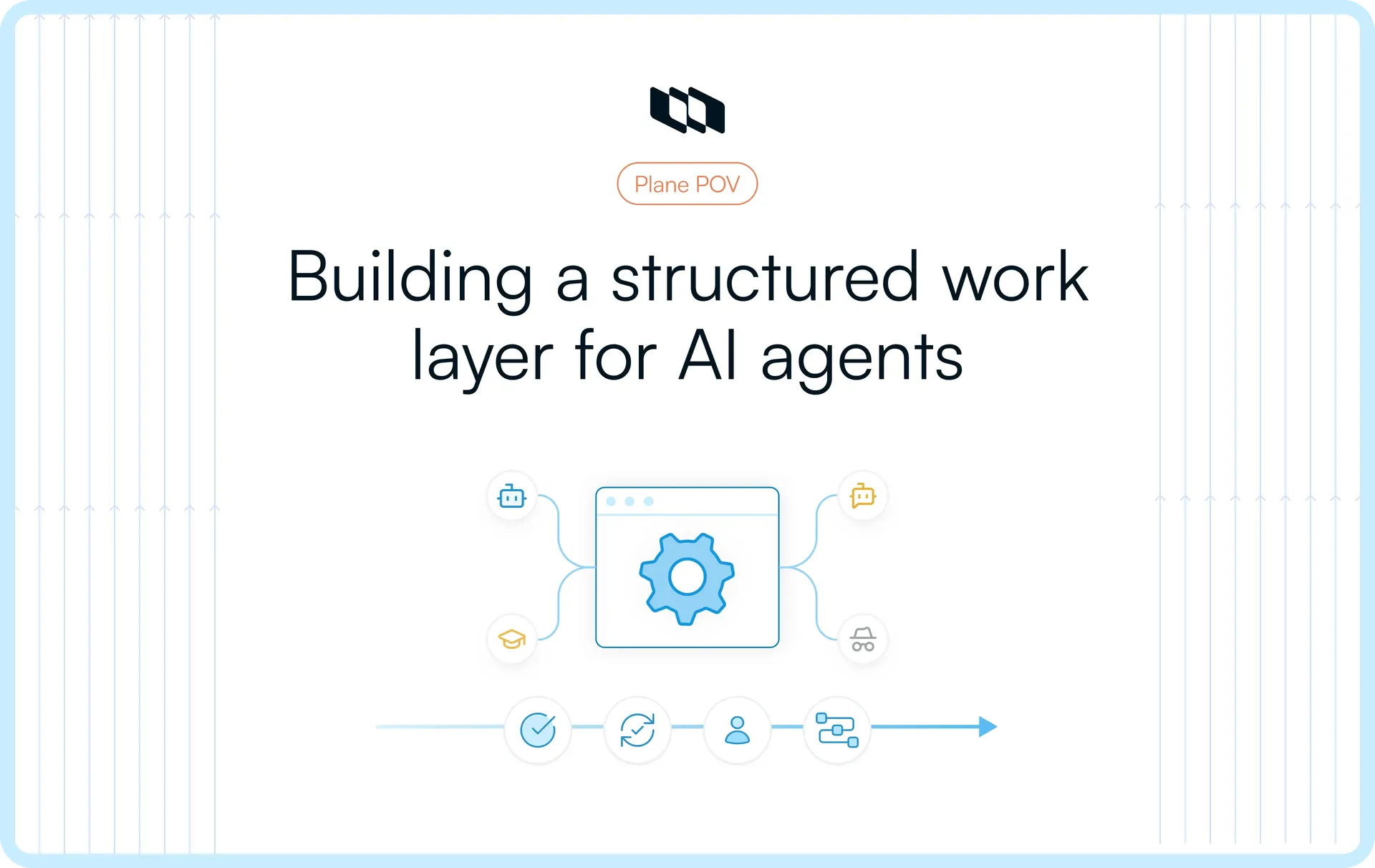 Cover image illustration for the blog post titled "The work graph for AI agents"