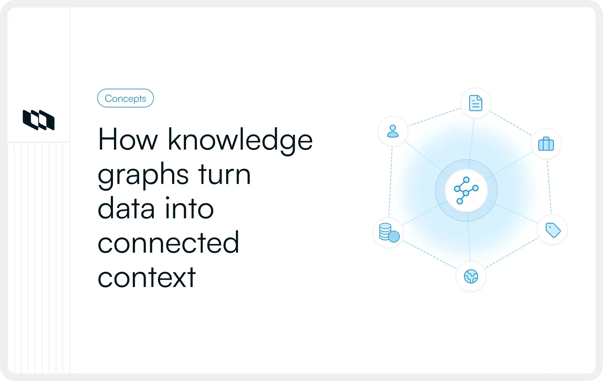 Cover image illustration for the blog post titled "What is a knowledge graph"