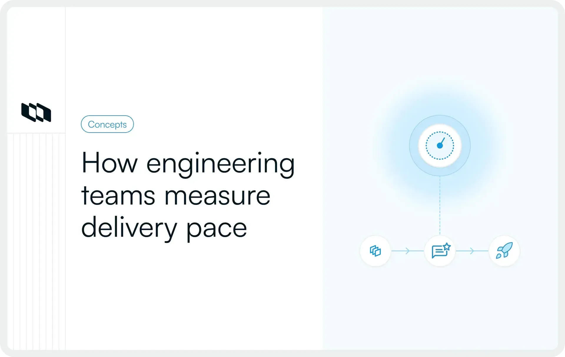 Cover image illustration for the blog post titled "What is engineering velocity"