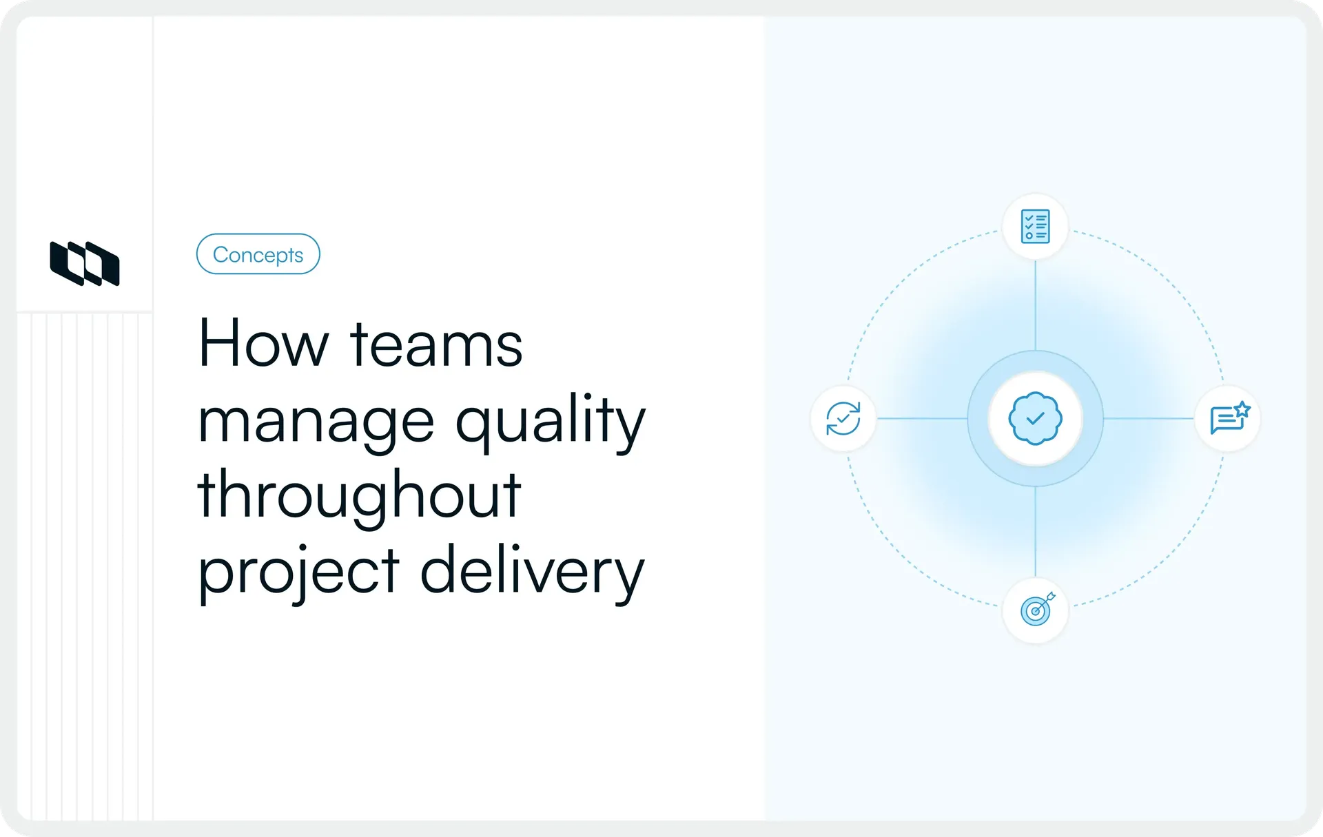 Cover image illustration for the blog post titled "What is project quality management"