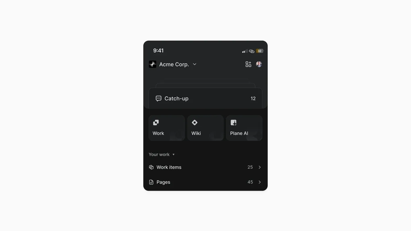 changelog-mobile-projects-renamed-work-desktop-dark