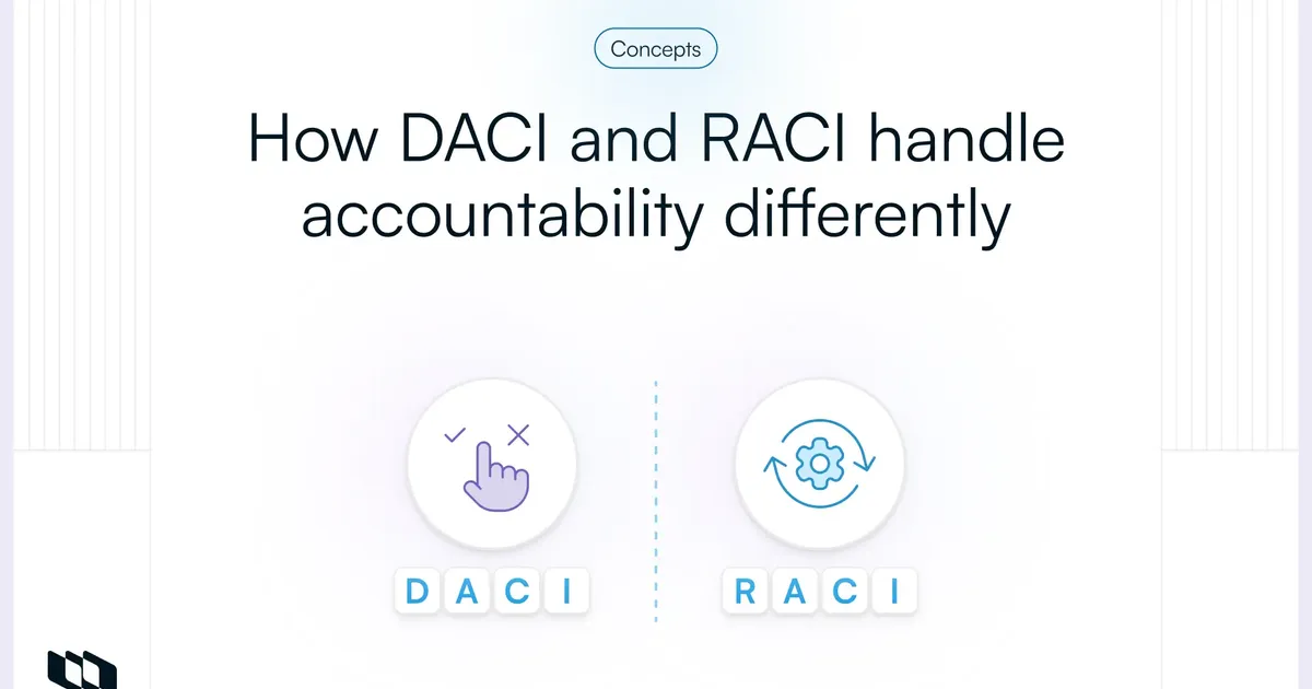 What is a DACI framework? How it differs from RACI for decisions ...